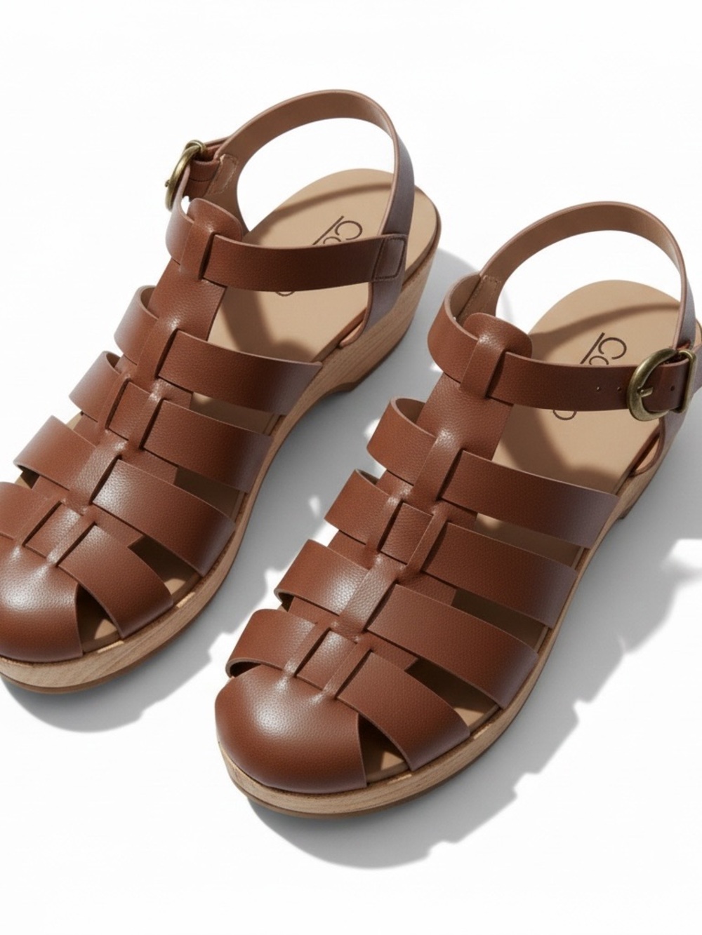 Two for one price,  Corkys Multicolor Speckled and closed toe Slingback Sandals - Picture 6 of 9